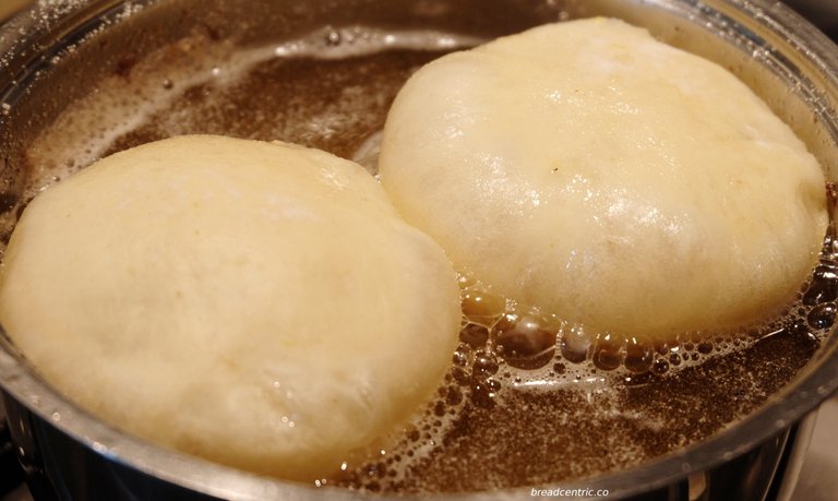 Doughnuts in the oil