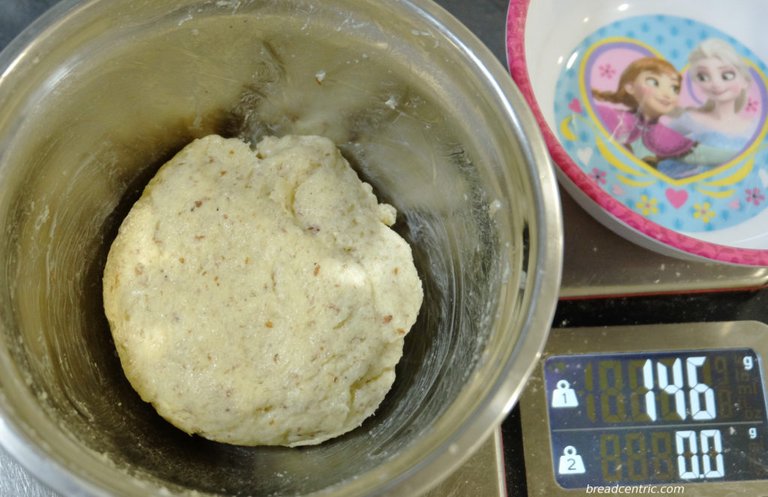 Mixed dough