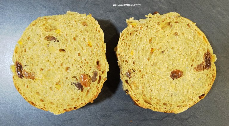 Hot cross buns - the crumb