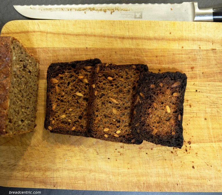 Roasted rye bread for kvass
