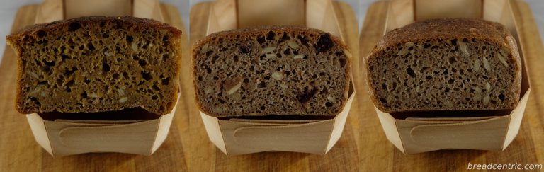 Rye bread: with pumpkin and rosemary, with cranberry and basic