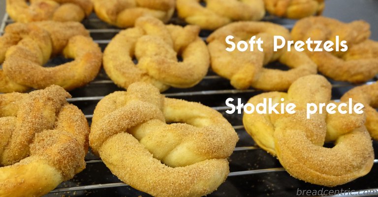 Soft Sweet Pretzels. Delikatne słodkie precle.