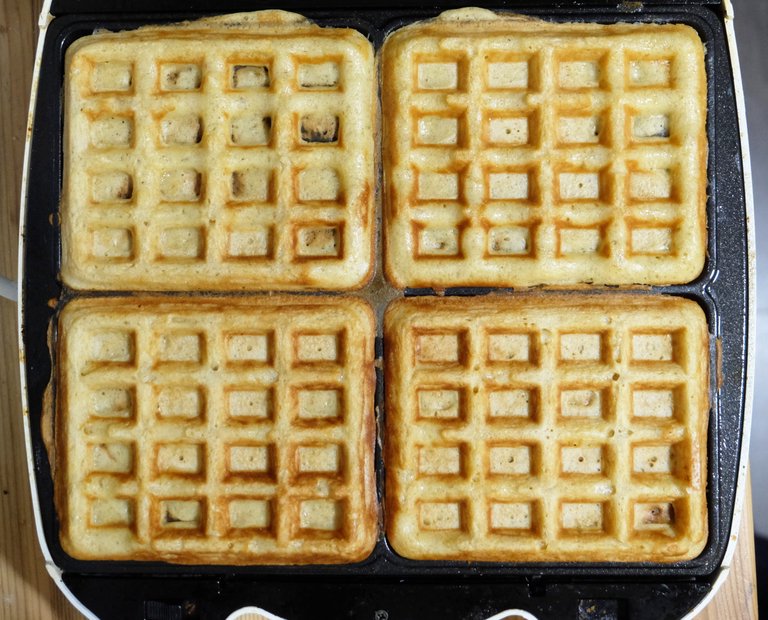 Waffles in the maker